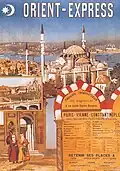 Der Orient-Express war ein Zug, der über den Balkan und durch das Osmanische Reich fuhr.