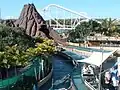 In einem Freizeitpark in Australien: Dieser Bereich heißt Bermuda-Dreieck.