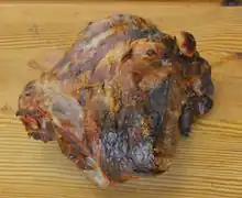 besagtes Teilstück nach dem Braten