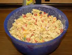 Der fertige Salat.