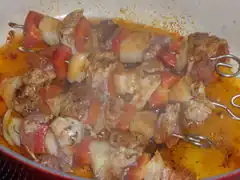 Dann im heißen fett scharf anbraten…