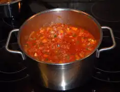 Die fertige Sauce.