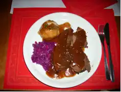 Wildschweinbraten