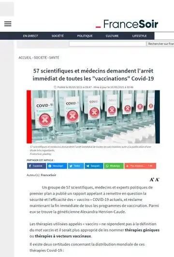 Francesoir-fr-sante-57-scientifiques-et-medecins Mai 2021.jpg