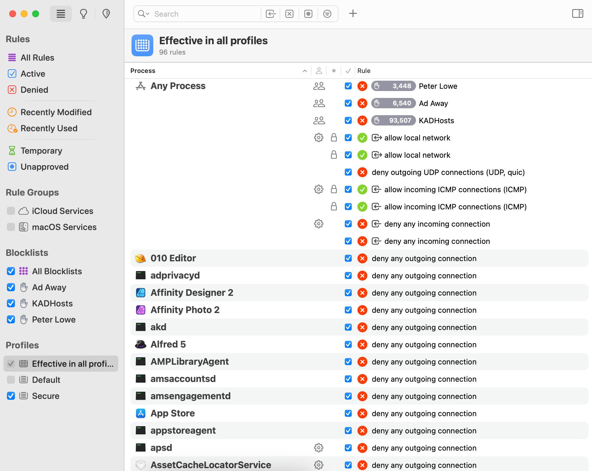 Privacy setup on macOS