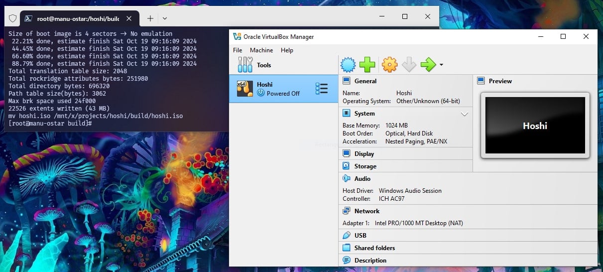 Hoshi osdev setup