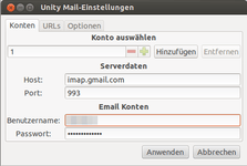 UnityMailKonfigKonten