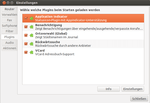 Einstellungen - Plugins