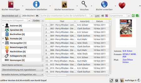 Das Calibre Hauptfenster.png