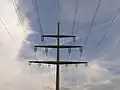 Betonmast (110 + 20 kV)