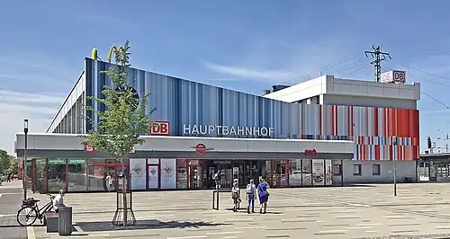 Cottbus Hauptbahnhof,Juni 2020