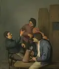 Adriaen van Ostade: Trinkerszene, um 1650–1655