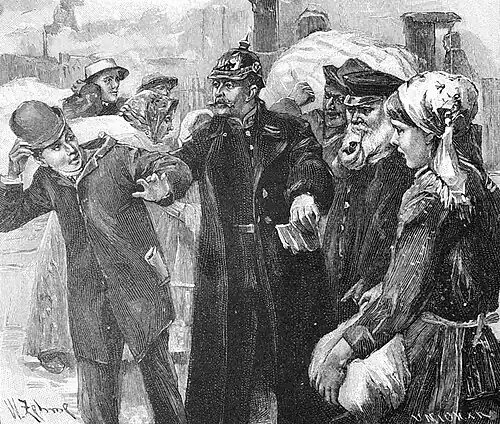 Die Gartenlaube (1895)_b_142.jpg Verhaftung eines falschen Agenten