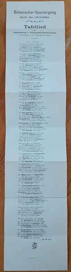 Tafellieder