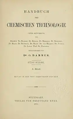 Handbuch der chemischen Technologie