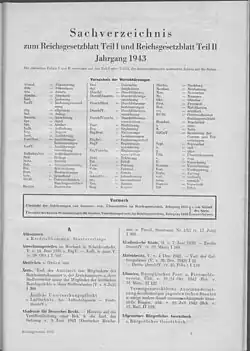 Verzeichnis der Wort-abkürzungen/ A
