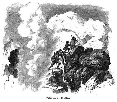 Die Gartenlaube (1854) b 022.jpg Besteigung des Montblanc