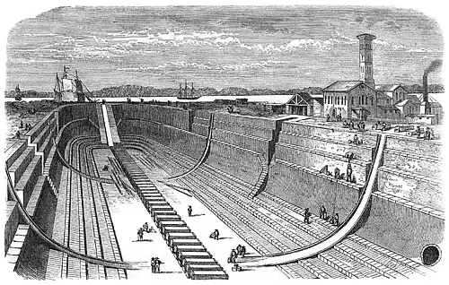 Die Gartenlaube (1855) b 209.jpg Das Fluth-Doc von Southampton