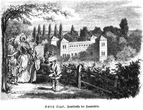 Die Gartenlaube (1857) b 069.jpg Schloß Tegel, Familiensitz der Humboldt’s