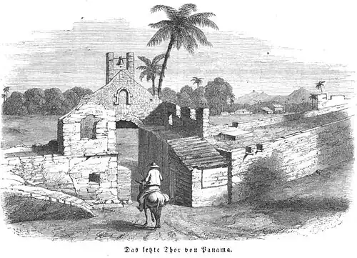 Die Gartenlaube (1857) b 116.jpg Das letzte Thor von Panama
