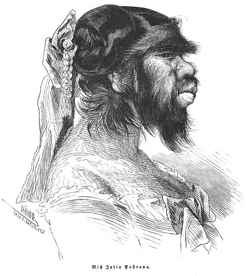 Die Gartenlaube (1857) b 657.jpg Miß Julia Pastrana (Herbert König)