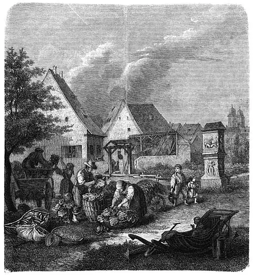 Die Gartenlaube (1858) b 641.jpg Bamberger Gärtner am Morgen