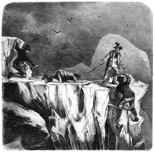 Die Gartenlaube (1859) b 137.jpg Uebergang über die Eiskante