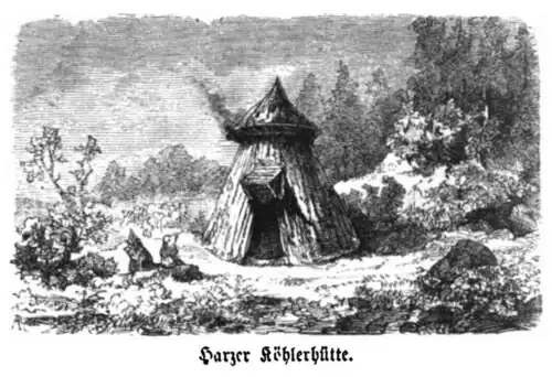 Die Gartenlaube (1860) b 029 2.jpg Harzer Köhlerhütte (AR)