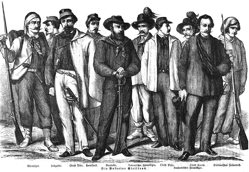Die Gartenlaube (1860) b 565.jpg (S) Die Befreier Siciliens