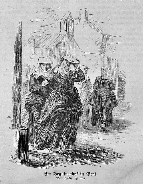 Die Gartenlaube (1863) b 413_2.jpg Im Beguinenhof in Gent