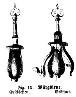 Die Gartenlaube (1864) b 604 4.jpg Fig. IX. Würgbirne Geschlossen. Geöffnet.
