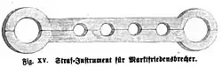 Die Gartenlaube (1864) b 605 3.jpg Fig. XV. Straf-Instrument für Marktfriedensbrecher