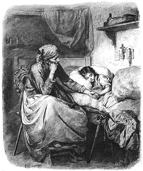 Die Gartenlaube (1869) b 605.jpg Aus Auerbach’s „Barfüßele“