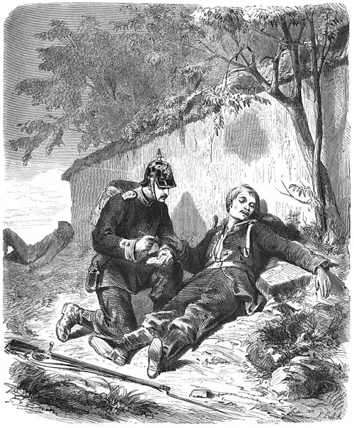 Die Gartenlaube (1870) b 849.jpg Der letzte Brief Für die Gartenlaube entworfen F. W.