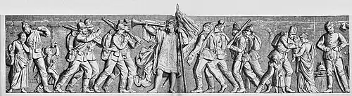 Die Gartenlaube (1871) b 772 1.jpg Die Kranz-Reliefs am Sockel der Germania in Berlin 1 (D)