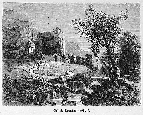 Die Gartenlaube (1872) b 165 1.jpg Schloß Trautmannsdorf.
