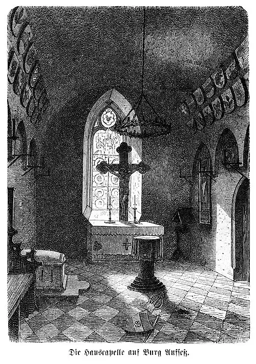 Die Gartenlaube (1872) b 809 1.jpg Die Hauscapelle auf Burg Aufseß.
