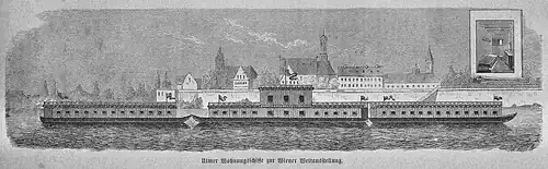 Die Gartenlaube (1873) b 242.jpg Ulmer Wohnungsschiffe zur Wiener Weltausstellung