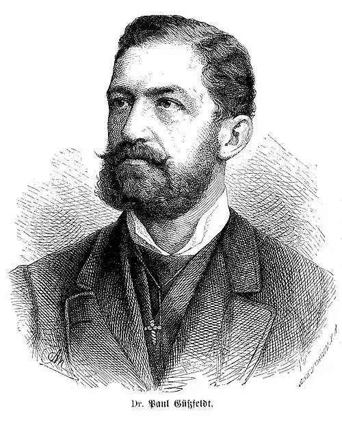 Die Gartenlaube (1874) b 615.jpg Dr.&nbsp;Paul Güßfeldt.