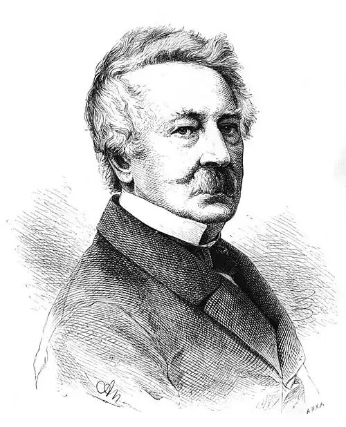 Die Gartenlaube (1876) b 220.jpg Generalstabsarzt Ludwig Stromeyer. Nach einer Photographie. (Adolf Neumann)