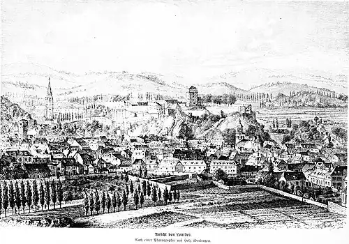 Die Gartenlaube (1876) b 605.jpg Ansicht von Lourdes