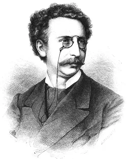 Die Gartenlaube (1877) b 129.jpg Paul Lindau. Nach einer Photographie auf Holz gezeichnet von Adolf Neumann