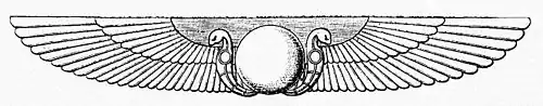 Die Gartenlaube (1879) b 177 3.jpg Die geflügelte Sonnenscheibe der Aegypter