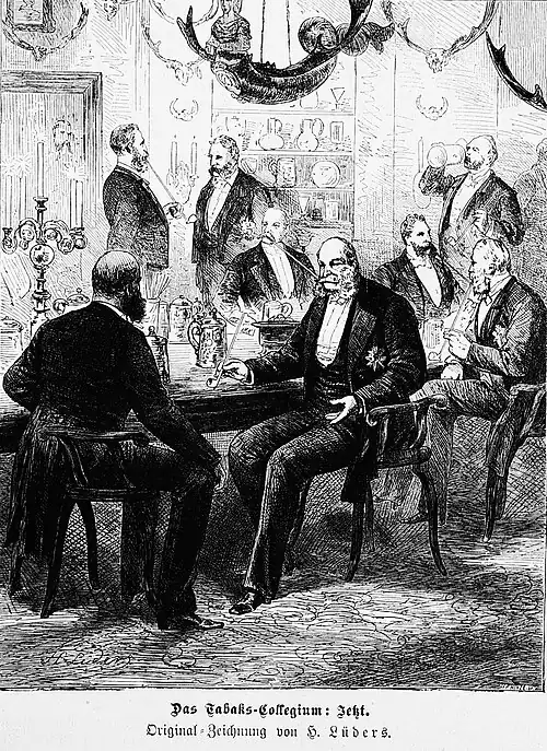 Die Gartenlaube (1880) b 541.jpg Das Tabaks-Collegium: Jetzt