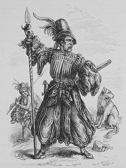 Die Gartenlaube (1881) b 132.jpg Der Feldwebel Originalzeichnung von Adolf Neumann