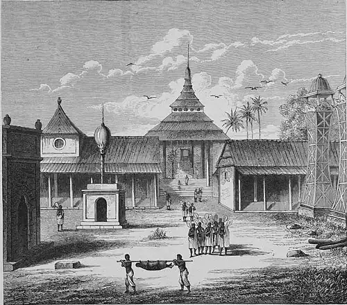 Die Gartenlaube (1881) b 252.jpg Der große Verbrennungsplatz Bat-Si-het in Bangkok.