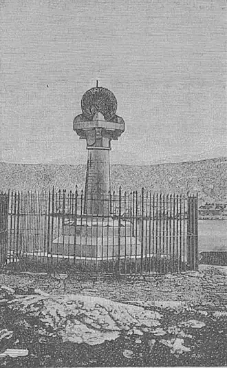 Die Gartenlaube (1881) b 481 1.jpg Die Meridiansäule bei Hammerfest