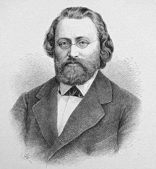 Die Gartenlaube (1881) b 557.jpg Max Bruch Nach einer Photographie gezeichnet von Adolf Neumann