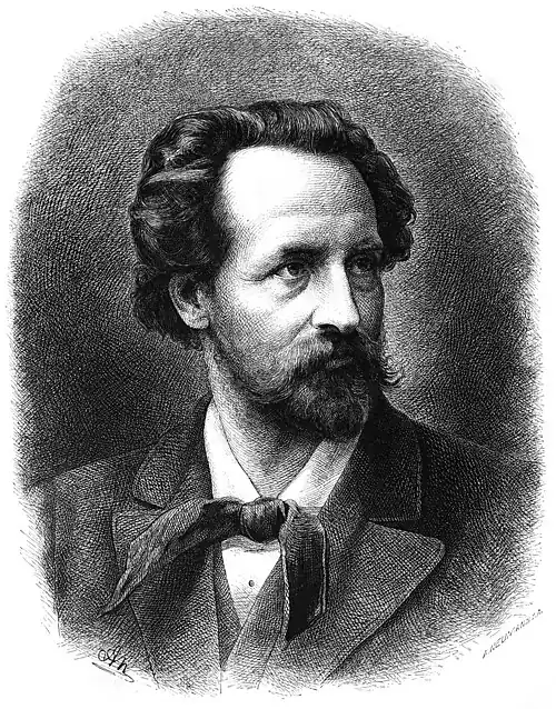 S. 37: Adolf Wilbrandt. Originalzeichnung von Adolf Neumann