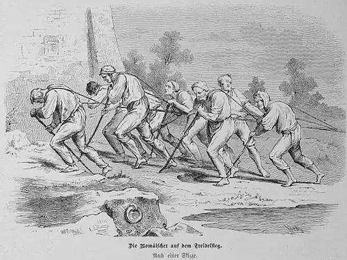 S. 252: Die Bomätscher auf dem Treidelsteg